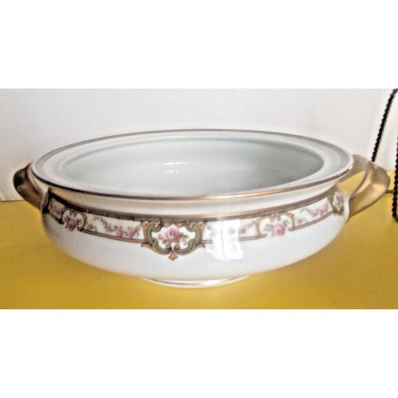 Antique  By Theodore Haviland, Limoges, France Lidded Vegetable Bowl 1910-20 - Picture 9 of 12